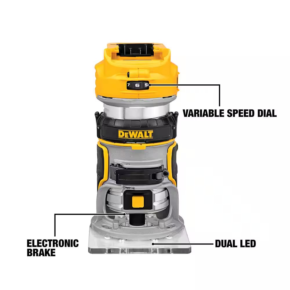 20V MAX XR Cordless Brushless Jigsaw and 20V MAX XR Brushless Router (Tools Only)