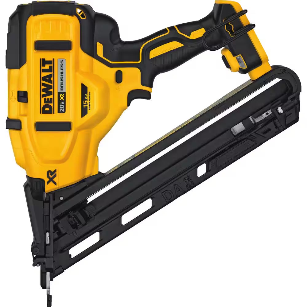 20V MAX XR Lithium-Ion Electric Cordless 18-Gauge Brad Nailer and 20V MAX XR Cordless 15-Gauge Angled Finish Nailer