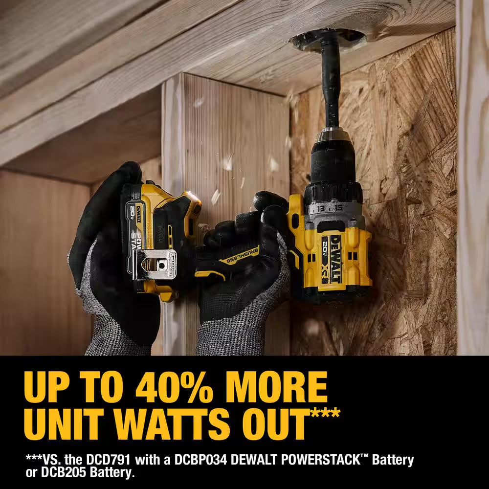 20V MAX XR Lithium-Ion Cordless Compact 1/2 In. Drill/Driver Kit with 20V MAX Cordless Reciprocating Saw