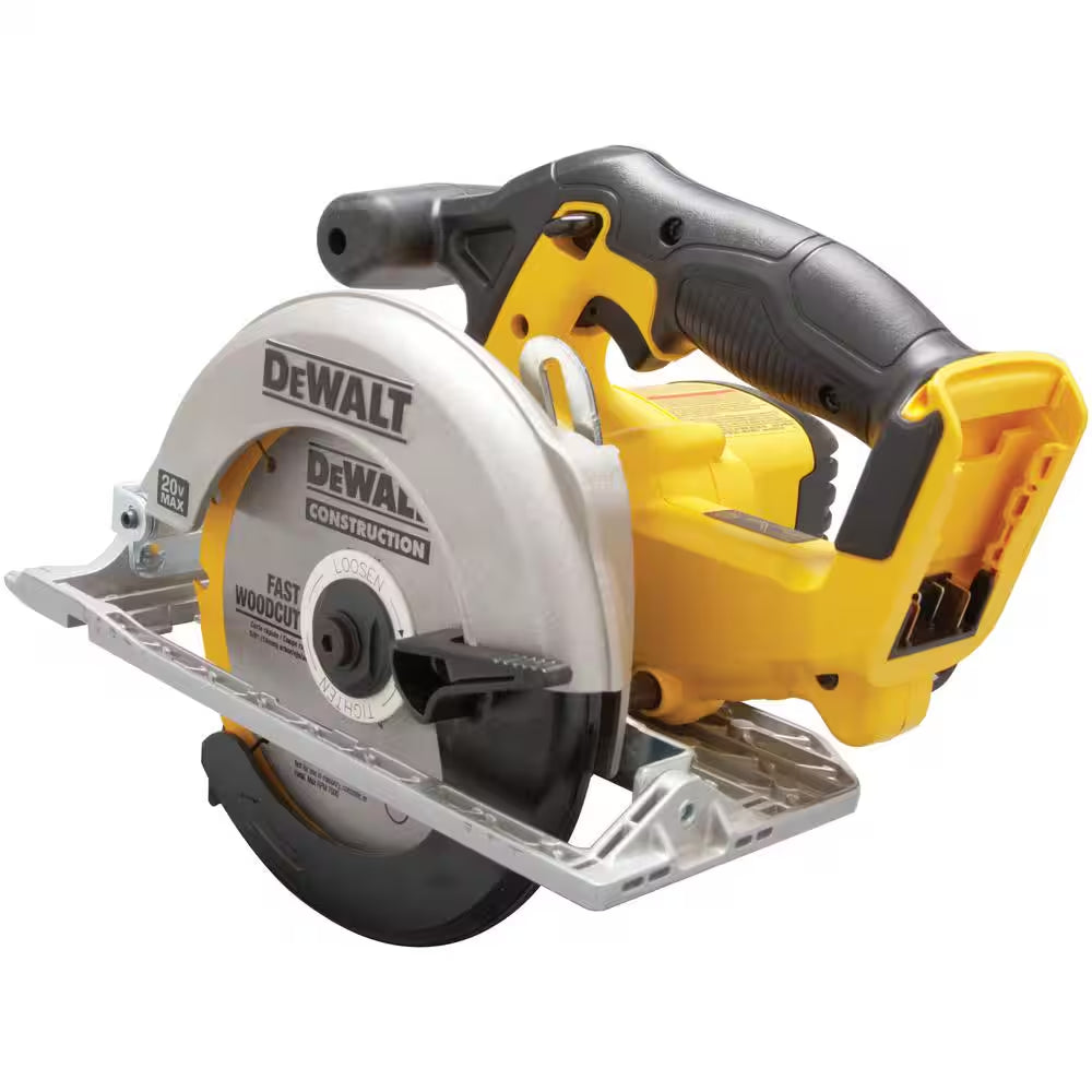 20V MAX XR Cordless Brushless 2 Tool Combo Kit, Cordless 6.5 In. Circular Saw, and (2) 20V 4.0Ah Batteries and Charger