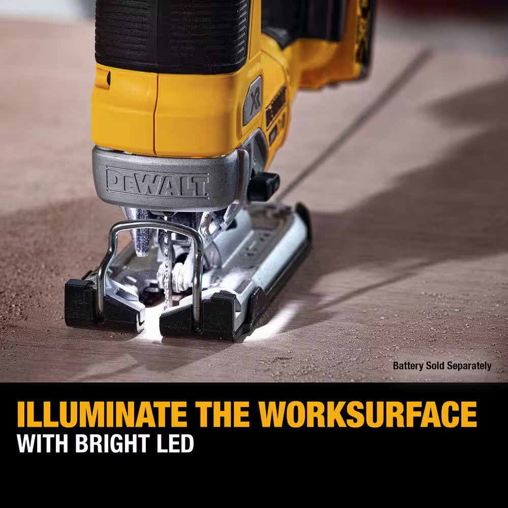 20V MAX Lithium-Ion Cordless 4-Tool Combo Kit and 20V XR Cordless Brushless Jigsaw with (2) 4 Ah Batteries and Charger