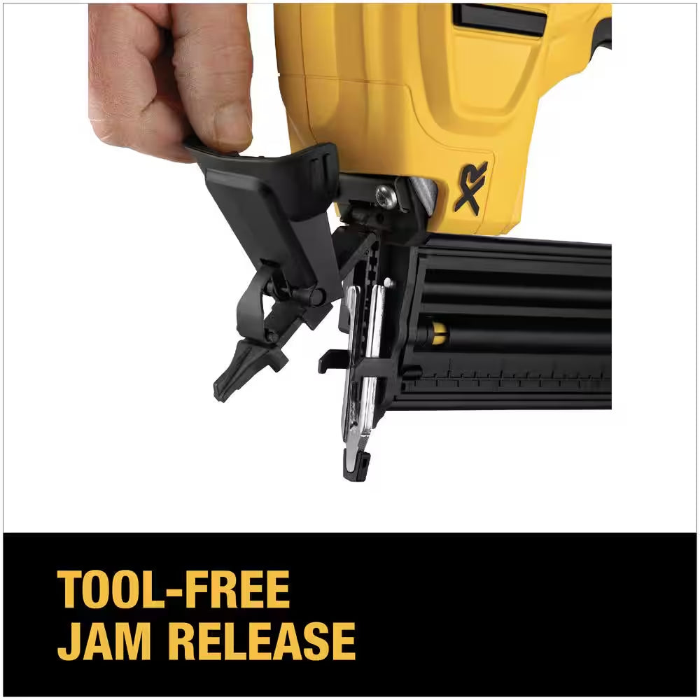 20V MAX XR Lithium-Ion Electric Cordless 18-Gauge Brad Nailer and 20V MAX XR Cordless 15-Gauge Angled Finish Nailer