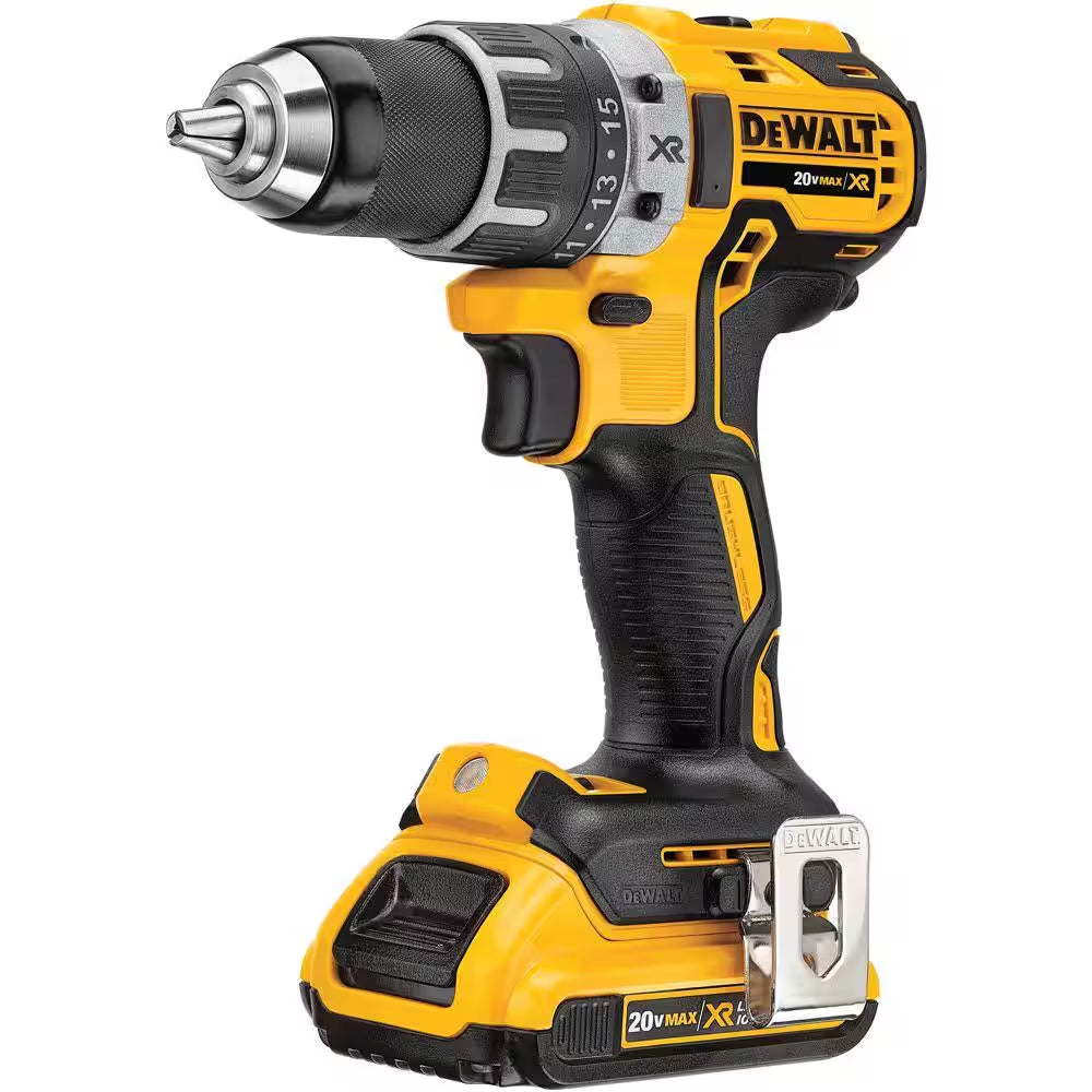 20V MAX XR Cordless Brushless Drill/Impact 2 Tool Combo Kit, 20V MAX 6-1/2 In. Circular Saw, and (2) 20V 2.0Ah Batteries