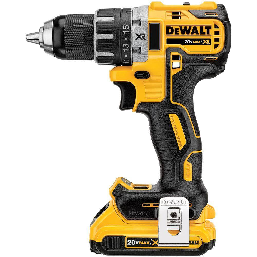 20V MAX XR Cordless Brushless Drill/Impact 2 Tool Combo Kit, 20V MAX 6-1/2 In. Circular Saw, and (2) 20V 2.0Ah Batteries