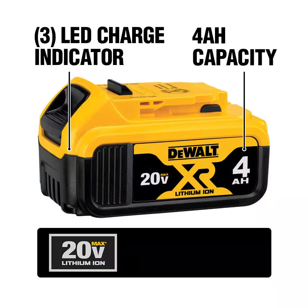 20V MAX XR Cordless Brushless Jigsaw with 20V MAX XR 6.0Ah Battery, 20V MAX XR 4.0Ah Battery and 20V MAX 2.0Ah Battery