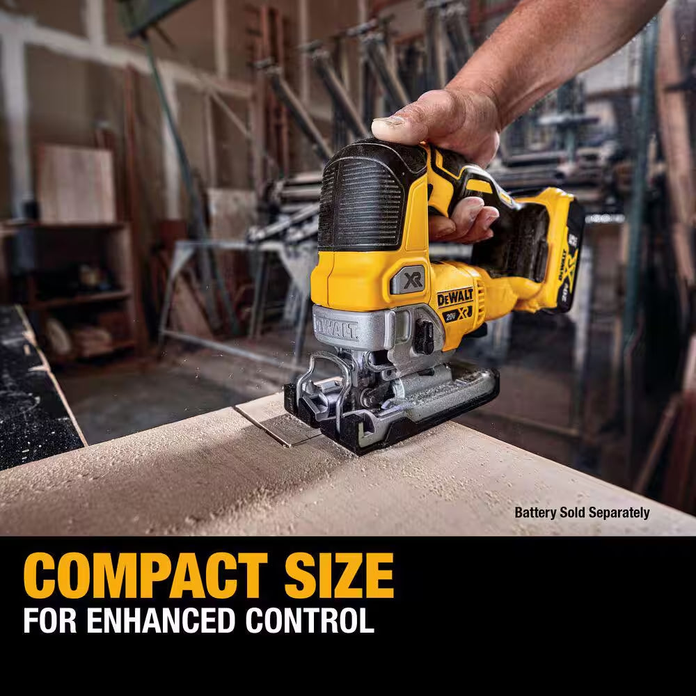 20V MAX Lithium-Ion Cordless 4-Tool Combo Kit and 20V XR Cordless Brushless Jigsaw with (2) 4 Ah Batteries and Charger