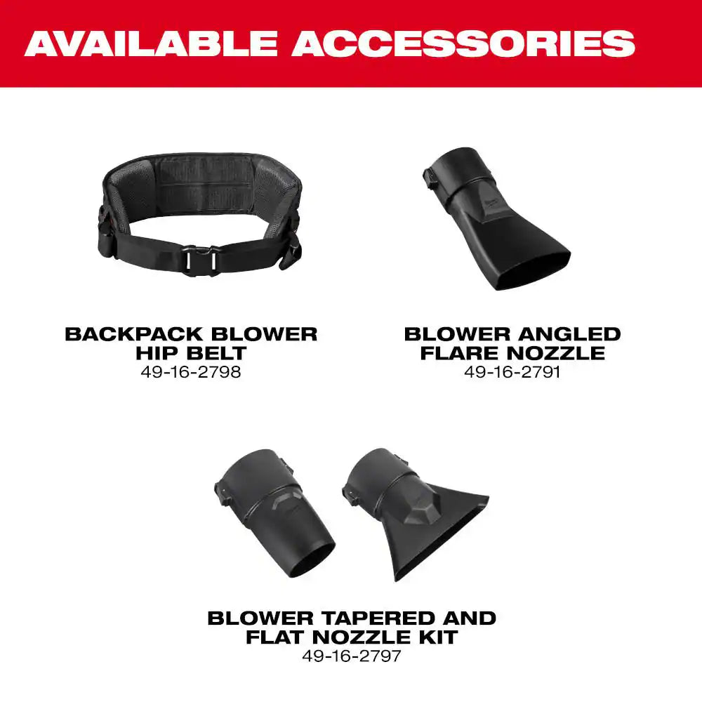 M18 FUEL 155 MPH 650 CFM 18V Brushless Cordless Dual Battery Backpack Blower W/(4) 12.0 Ah Battery, 6 Port Rapid Charger