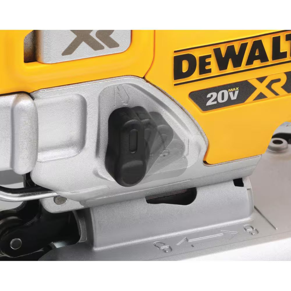 20V MAX XR Cordless Brushless Jigsaw with 20V MAX XR 6.0Ah Battery, 20V MAX XR 4.0Ah Battery and 20V MAX 2.0Ah Battery