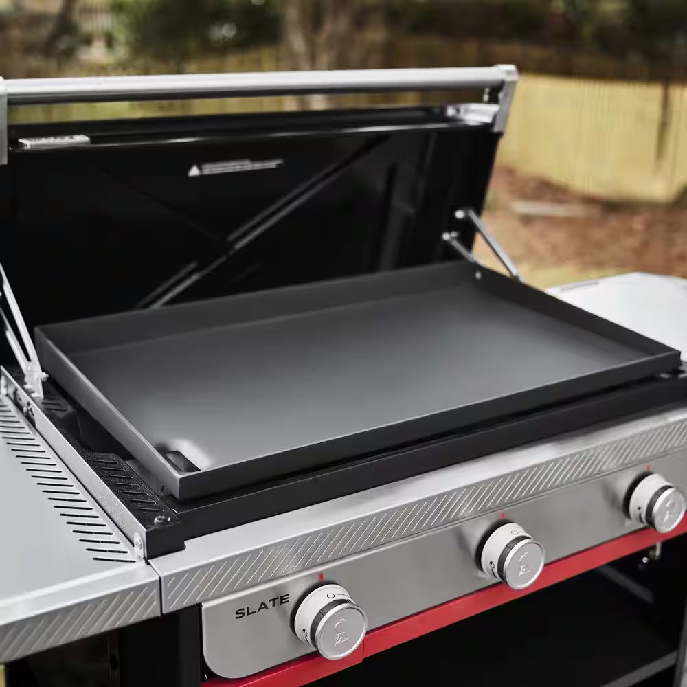 Slate Griddle 3-Burner Propane Gas 30 In. Flat Top Grill in Black