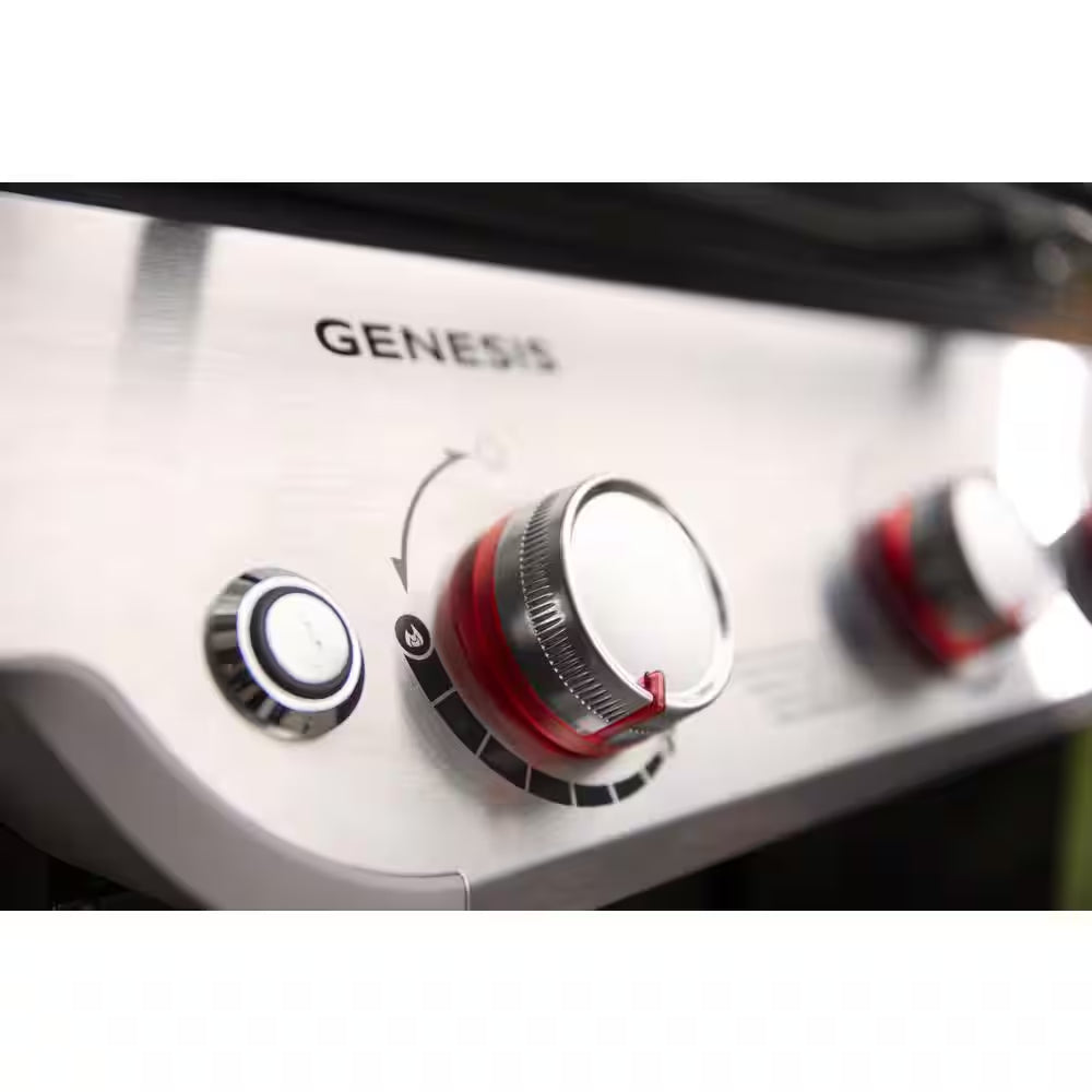 Genesis E-315 3-Burner Natural Gas Grill in Black