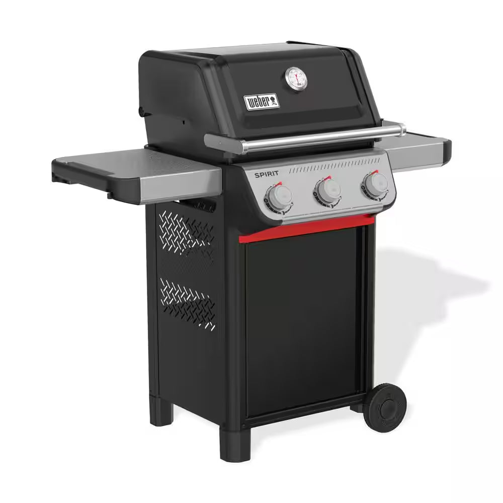Spirit E-310 3-Burner Liquid Propane Gas Grill in Black