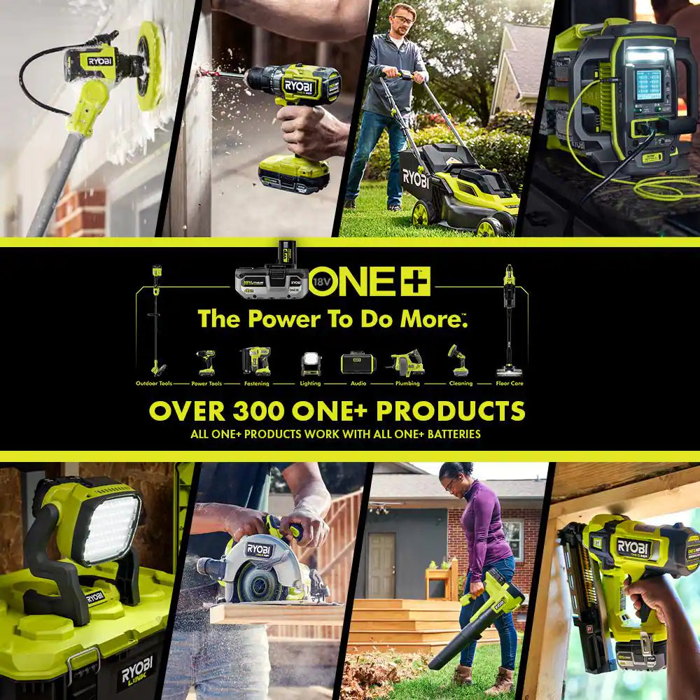ONE+ HP 18V Cordless Pet Stick Vacuum Cleaner Kit with 4.0 Ah HIGH PERFORMANCE Battery and Charger
