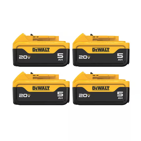20V MAX XR Premium Lithium-Ion 5.0Ah Battery Pack (7-Pack)