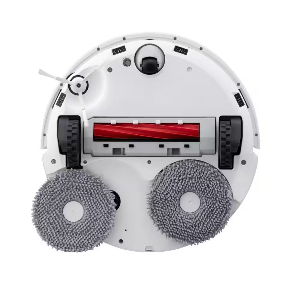 Qrevo Pro 13. 4In Robotic Vacuum, with Lidar Smart Navigation, Flexiarm Edge Mopping, Dynamic Hot Water Re-Wash in White