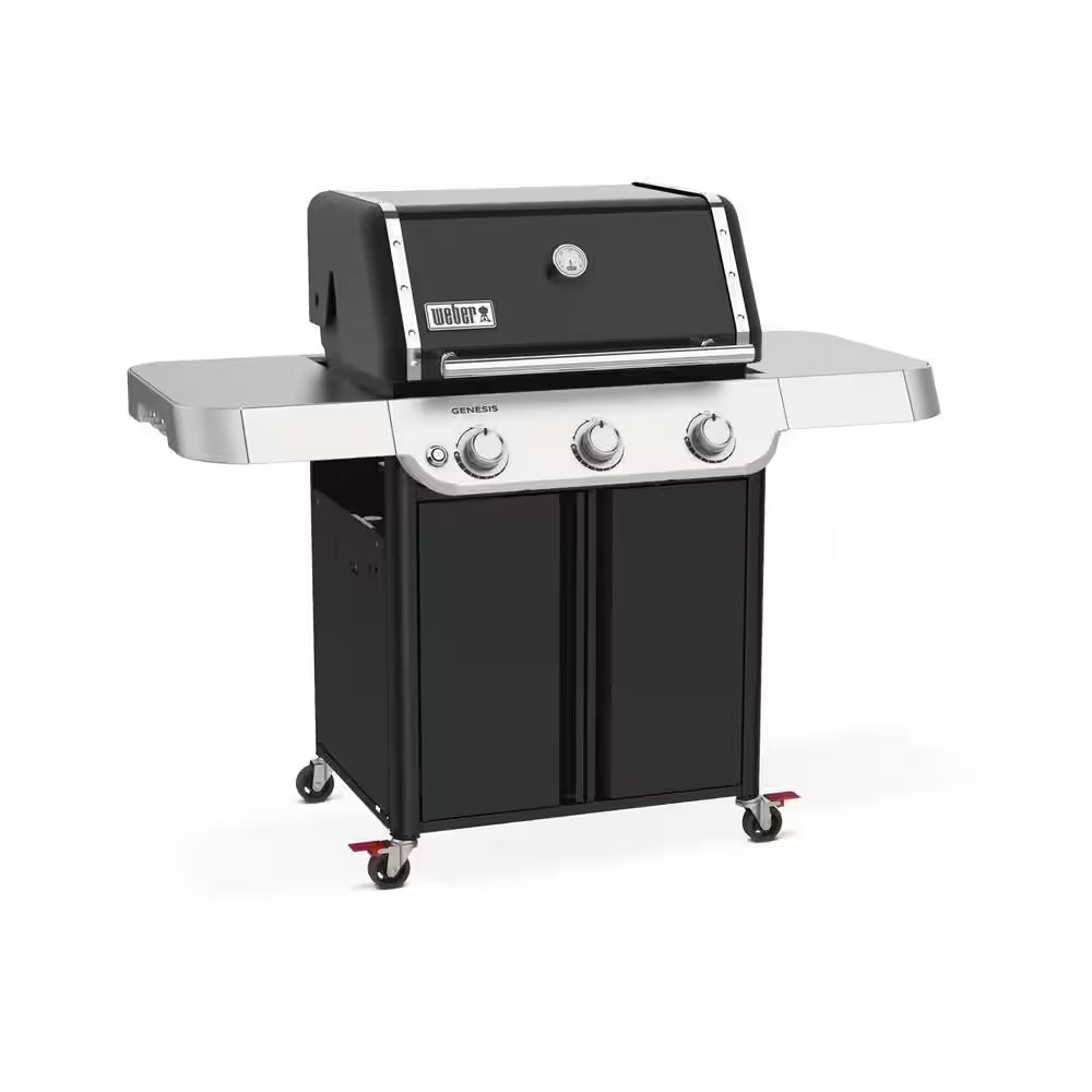Genesis E-315 3-Burner Liquid Propane Gas Grill in Black
