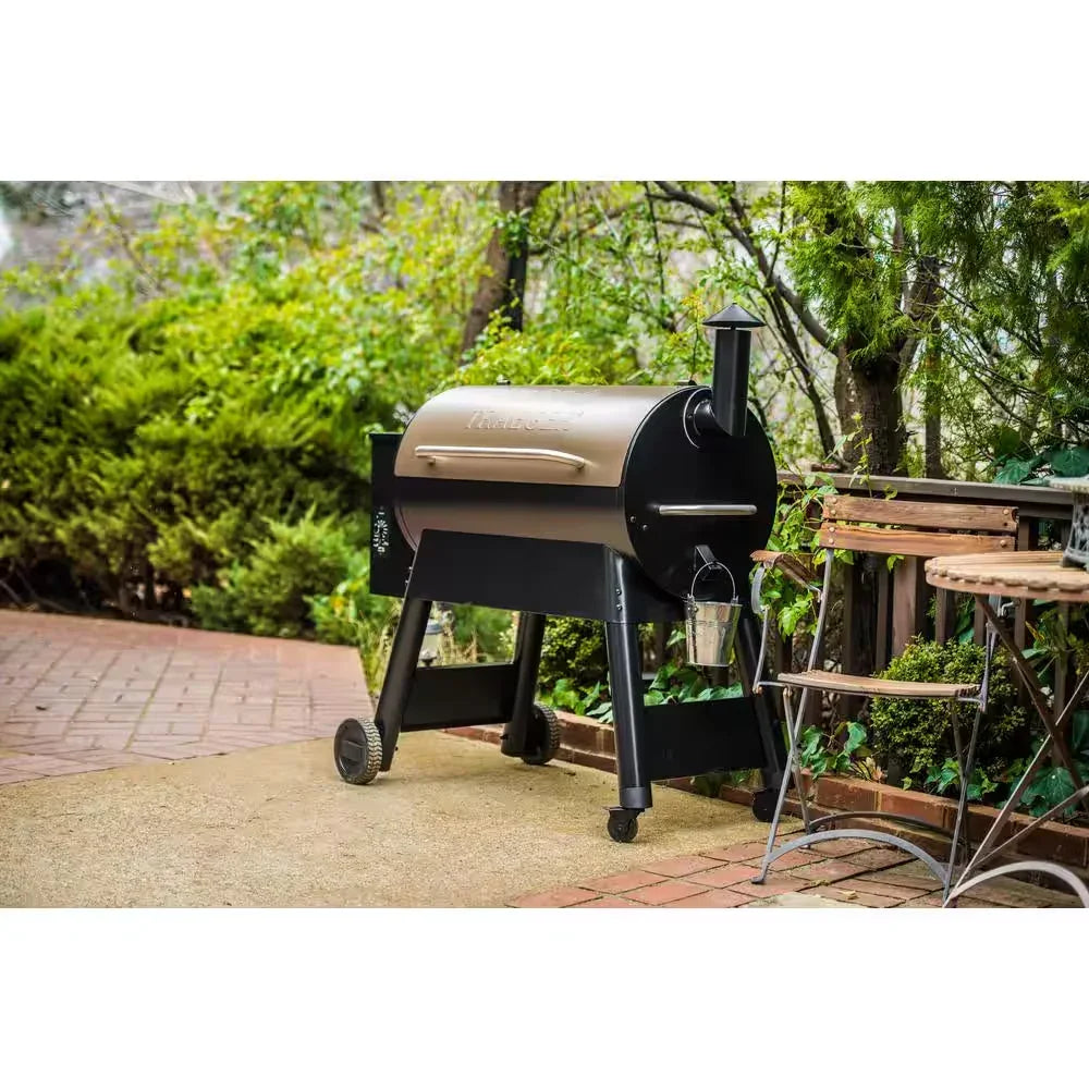 Pro Series 34-Pellet Grill and Smoker in Bronze