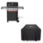 Spirit E-325 3-Burner Liquid Propane Gas Grill in Black with Sear Zone