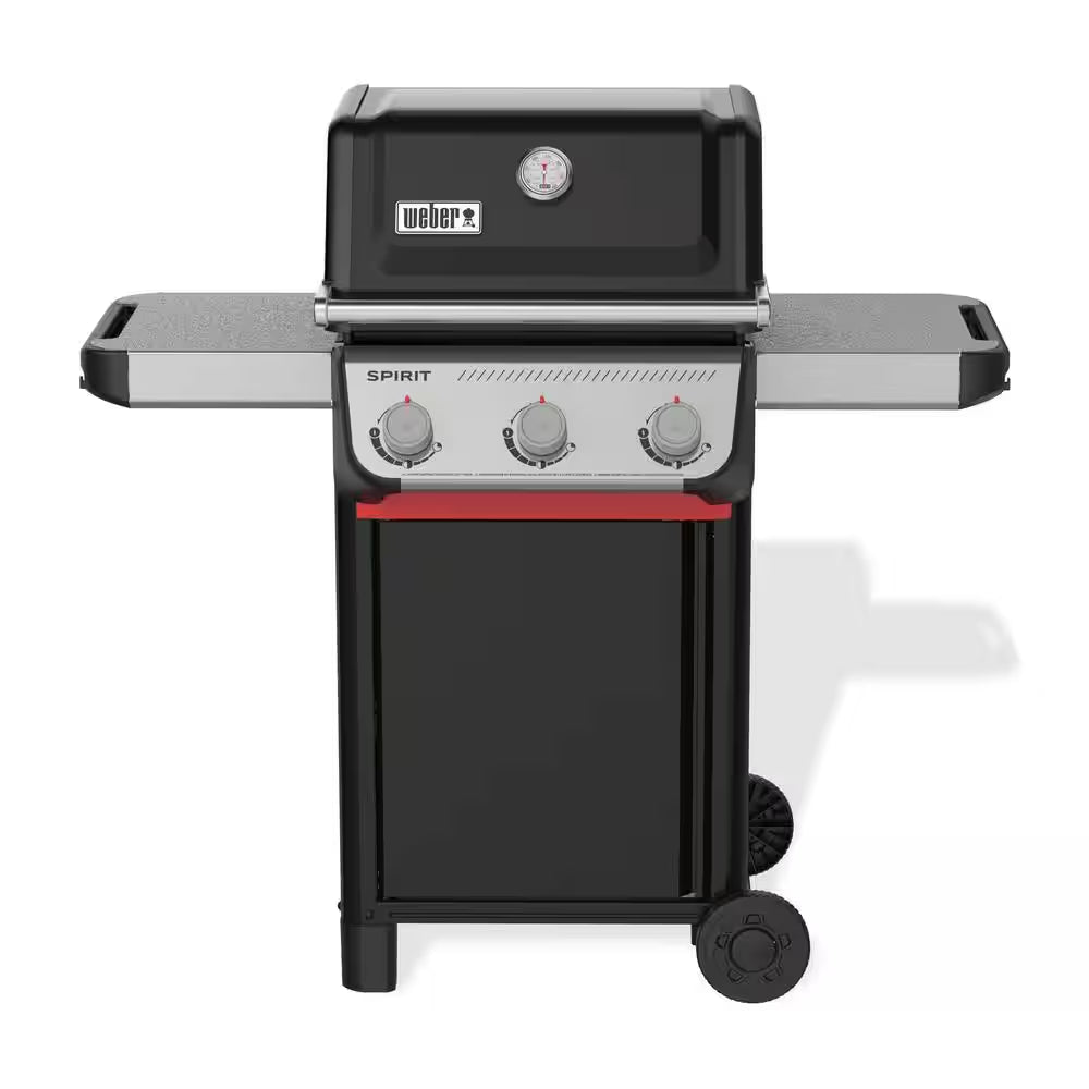 Spirit E-310 3-Burner Liquid Propane Gas Grill in Black
