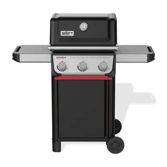 Spirit E-310 3-Burner Liquid Propane Gas Grill in Black