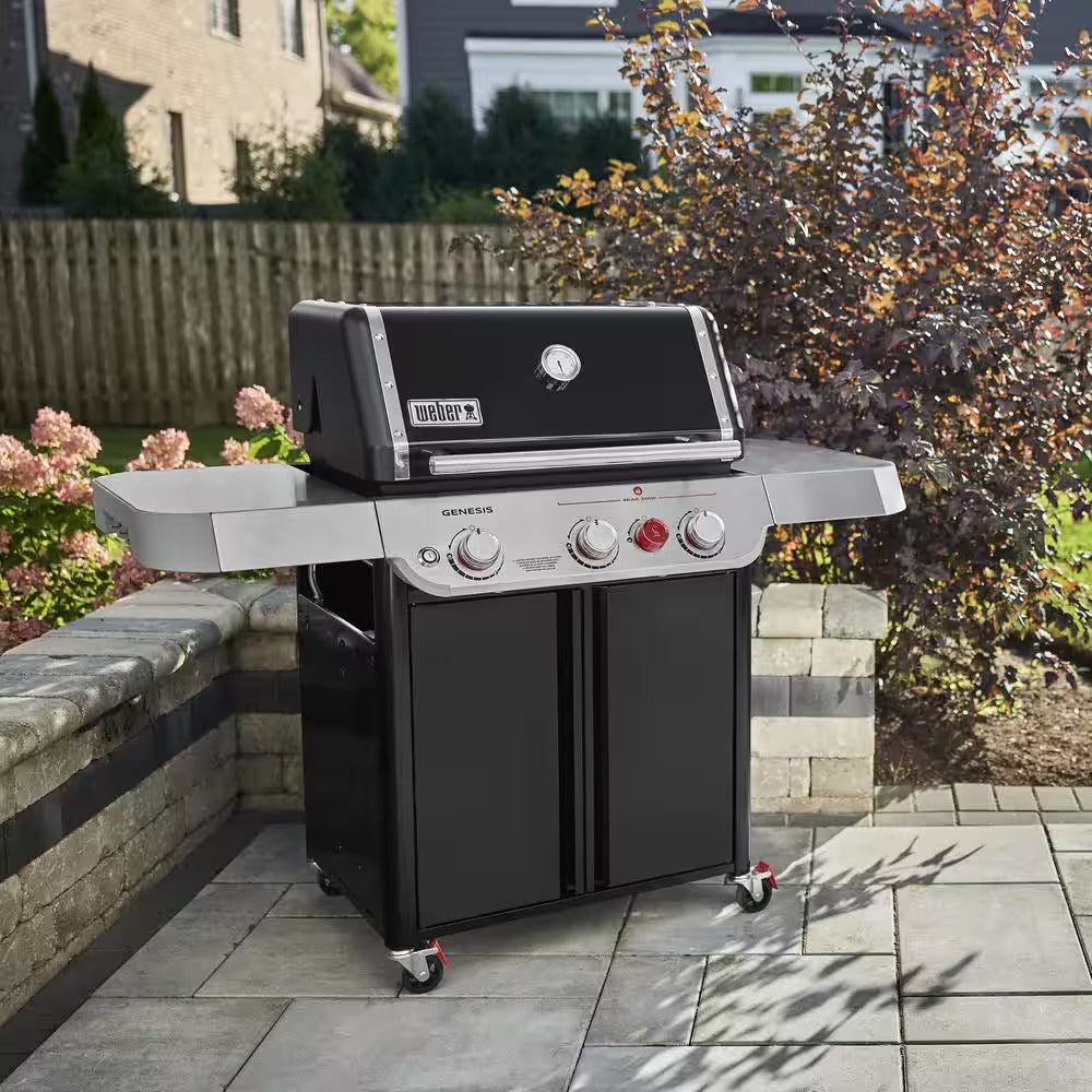 Genesis E-325 3-Burner Liquid Propane Gas Grill in Black