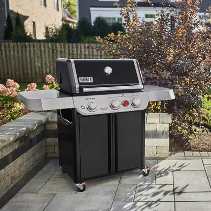 Genesis E-325 3-Burner Liquid Propane Gas Grill in Black