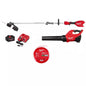 M18 FUEL 18V 16 In. Brushless Cordless QUIK-LOK String Trimmer/Blower 8.0 Ah FORGE Combo Kit W/ M18 FUEL 16 In. Chainsaw