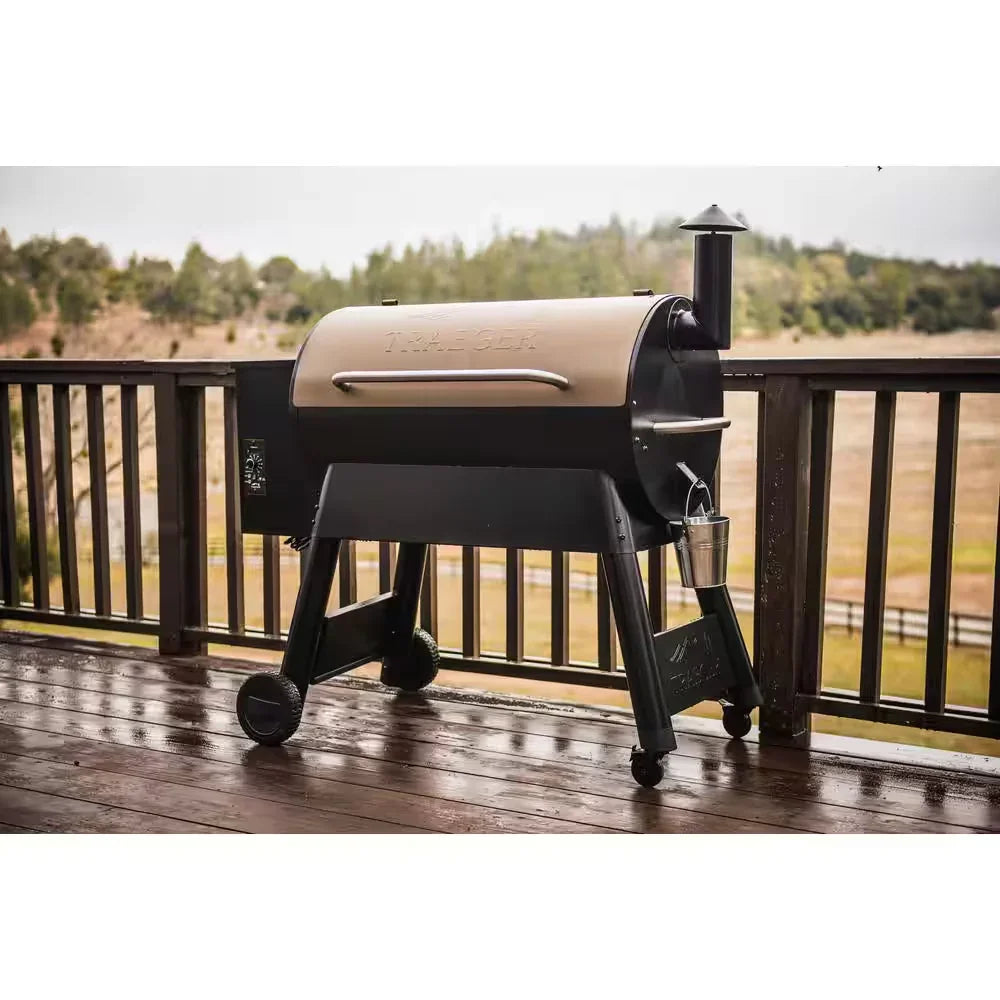 Pro Series 34-Pellet Grill and Smoker in Bronze