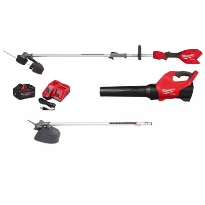 M18 FUEL 18V 16 In. Brushless Cordless QUIK-LOK String Trimmer/Blower 8.0 Ah FORGE Combo Kit W/ M18 FUEL 16 In. Chainsaw