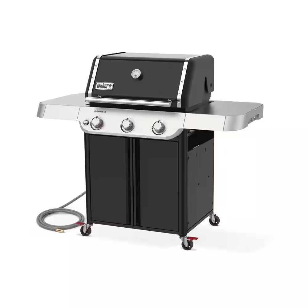 Genesis E-315 3-Burner Natural Gas Grill in Black