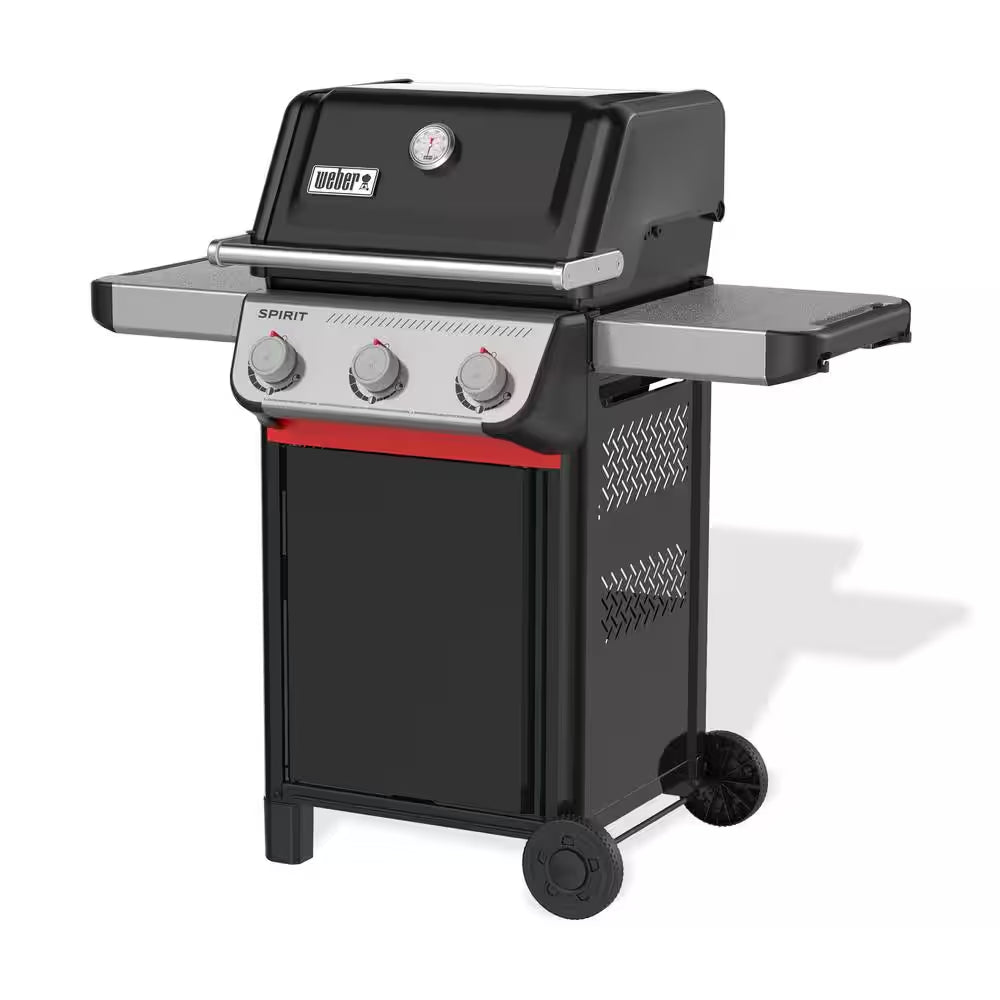 Spirit E-310 3-Burner Liquid Propane Gas Grill in Black