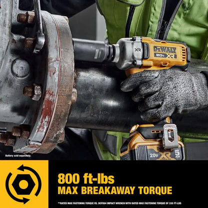 20V MAX XR Lithium-Ion Cordless 1/2 In. Impact Wrench with (2) 20V MAX POWERSTACK Compact Lithium-Ion Batteries