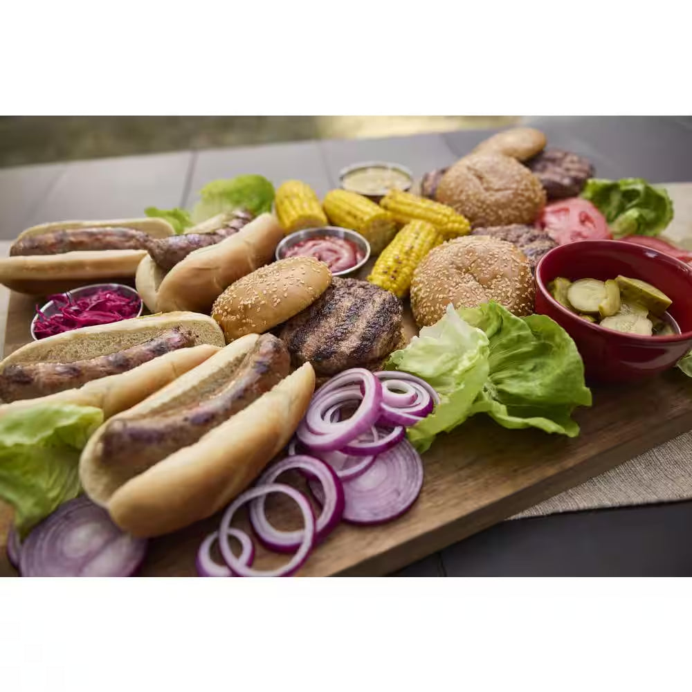 Spirit E-325 3-Burner Liquid Propane Gas Grill in Black with Sear Zone