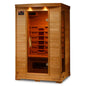 HEAT WAVE 75-In H X 47.75-In W X 39.25-In D Hemlock Fir Wood Infrared Sauna
