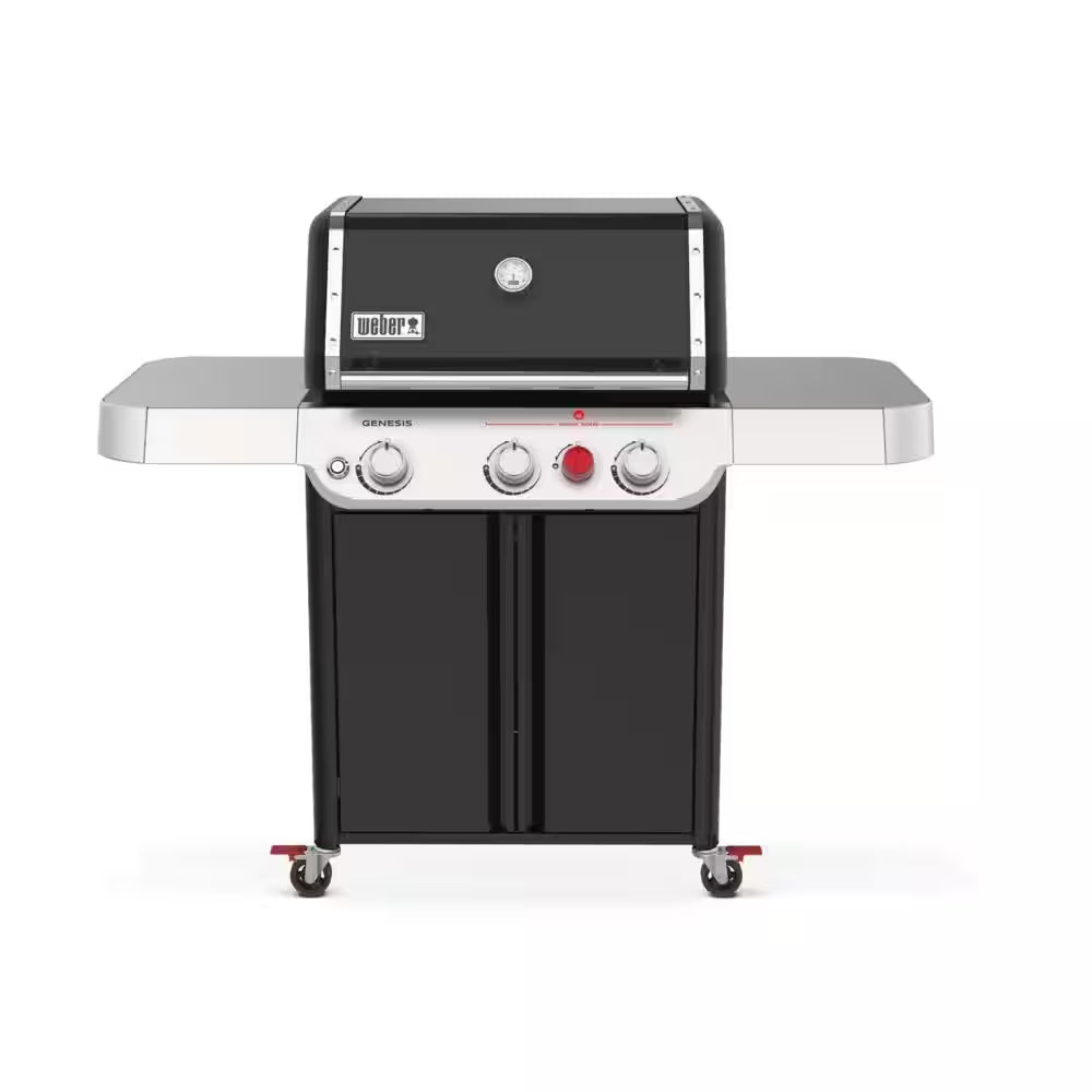 Genesis E-325 3-Burner Liquid Propane Gas Grill in Black