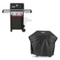 Spirit E-325 3-Burner Liquid Propane Gas Grill in Black with Sear Zone