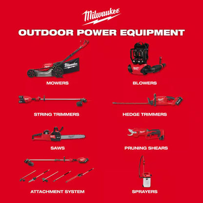 M18 FUEL 18V 10 In. Brushless Cordless QUIK-LOK Battery Powered Pole Saw W/ Blower, 8.0 Ah Forge Batteries, Charger