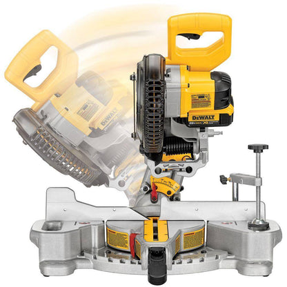 20V MAX Cordless 7-1/4 In. Sliding Miter Saw, Cordless Jigsaw, and (1) 20V 4.0Ah Battery