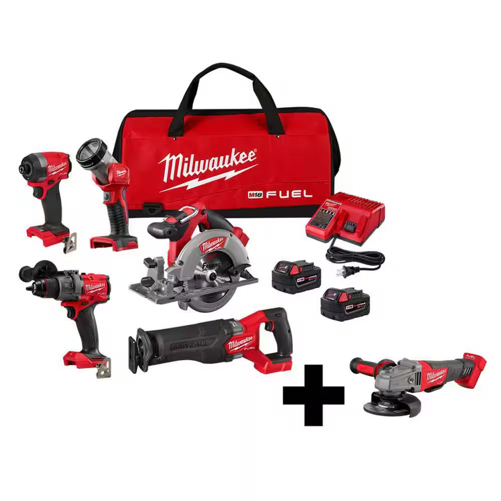 M18 FUEL 18-V Lithium-Ion Brushless Cordless Hammer Drill/Impact Driver Combo Kit (2-Tool) with 3/8 In. Impact Wrench