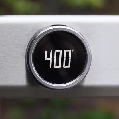 Spirit EP-425 4-Burner Liquid Propane Gas Grill in Black with Sear Zone and Weber Works Compatibility