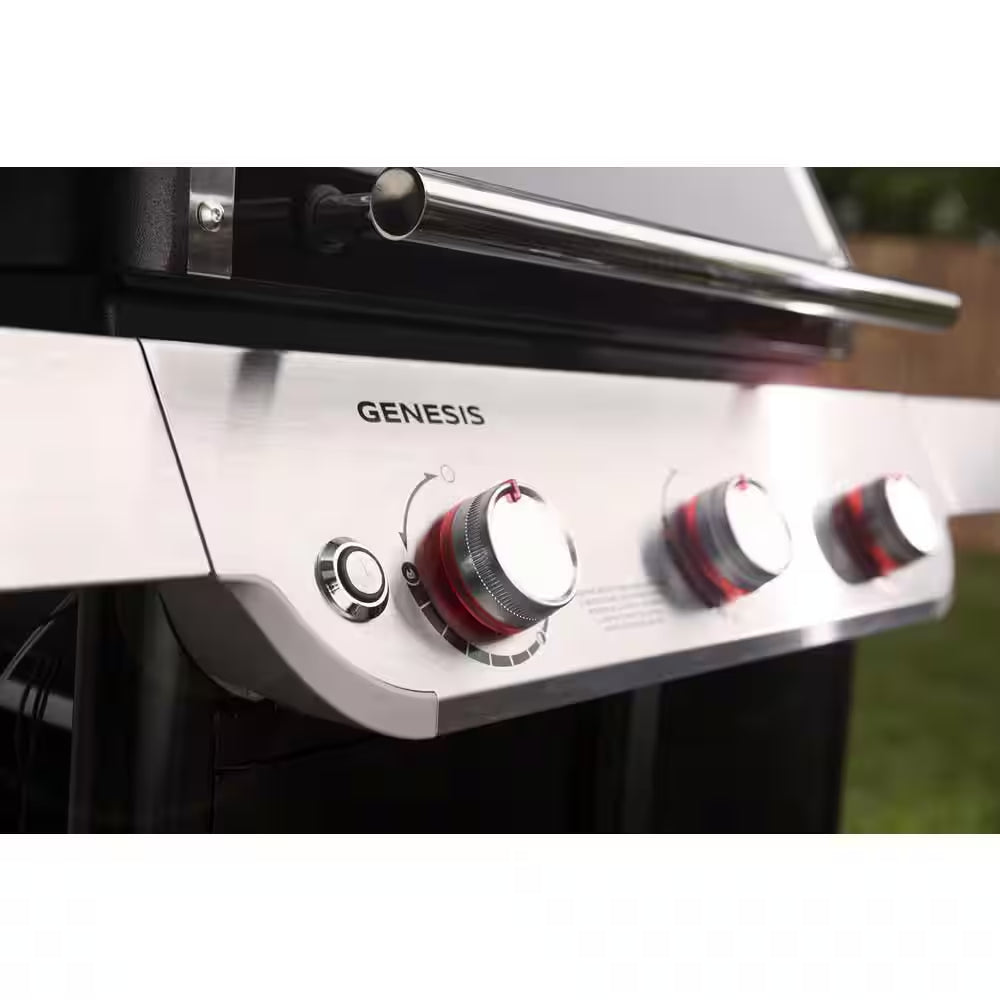Genesis E-315 3-Burner Liquid Propane Gas Grill in Black