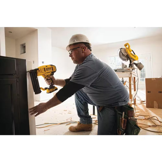 20V MAX XR Lithium-Ion Electric Cordless 18-Gauge Brad Nailer and 20V MAX XR Cordless Barrel Grip Jigsaw (Tools Only)