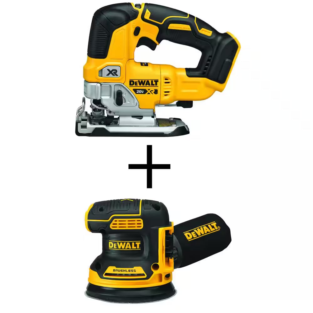 20V MAX XR Cordless Brushless Jigsaw and 20V MAX XR Brushless Router (Tools Only)
