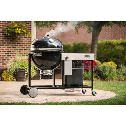 Summit Kamado S6 Charcoal Grill Center Grill in Black