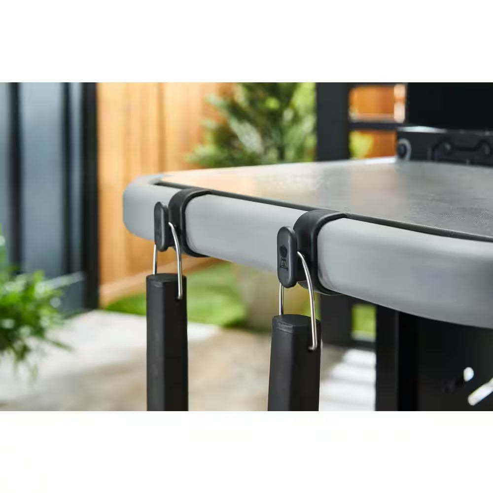 Slate Griddle 3-Burner Propane Gas 28 In. Rust-Resistant Flat Top Grill in Black