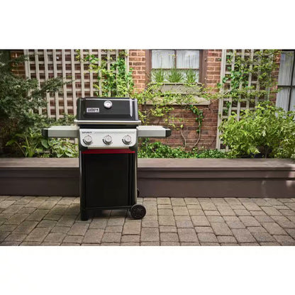 Spirit E-310 3-Burner Liquid Propane Gas Grill in Black