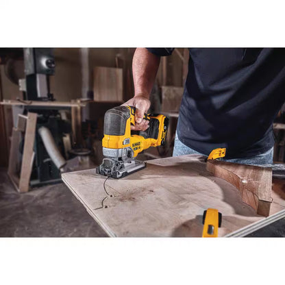 20V MAX Lithium-Ion Cordless 4-Tool Combo Kit and 20V XR Cordless Brushless Jigsaw with (2) 4 Ah Batteries and Charger
