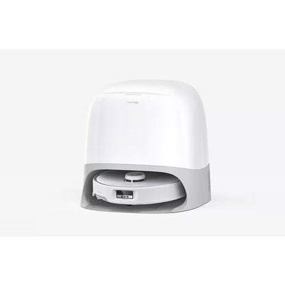 Q Revo Curv 17.7 in Robotic Vacuum and Mop with Smart Navigation, Self-Emptying, Self-Drying, Multi-Surface in White