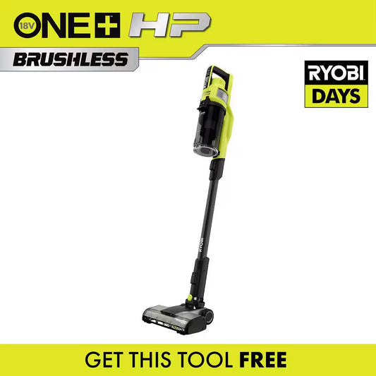 ONE+ HP 18V Cordless Pet Stick Vacuum Cleaner Kit with 4.0 Ah HIGH PERFORMANCE Battery and Charger