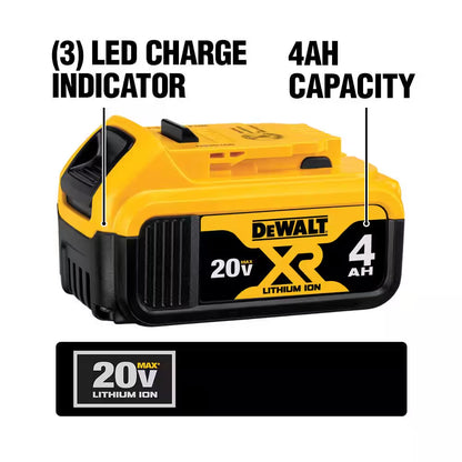 20V MAX XR Cordless Brushless Jigsaw with 20V MAX XR 6.0Ah Battery, 20V MAX XR 4.0Ah Battery and 20V MAX 2.0Ah Battery
