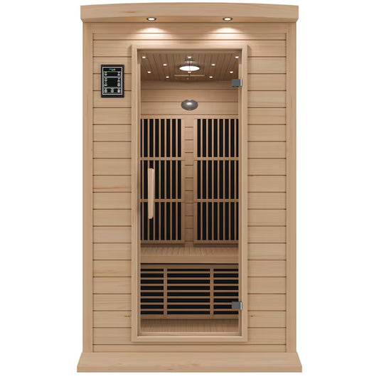 Steamspa 74.8-Inches H X 49.5-Inches W X 47-Inches D Wood Infrared Sauna